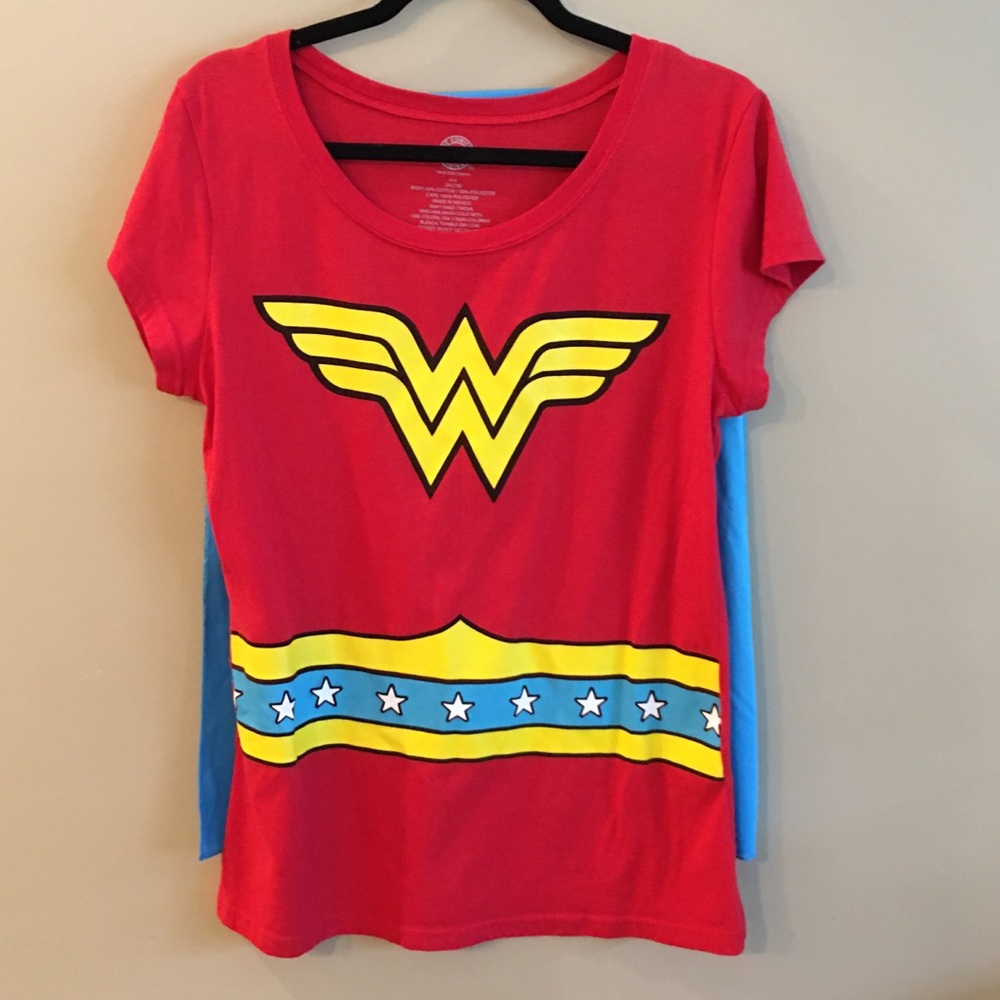 Wonder Woman Shirt and Cape